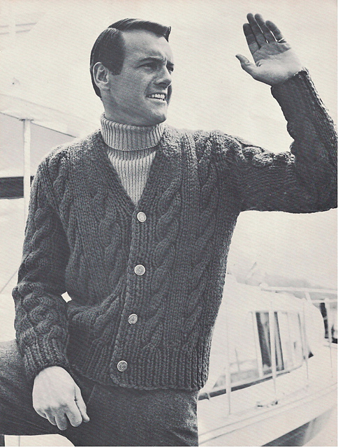 9614 Cable Cardigan