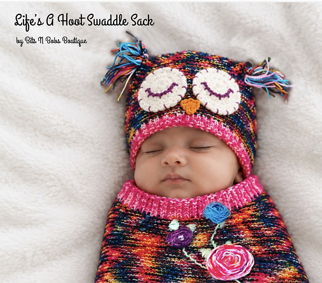 Life's A Hoot Owl Swaddle Sack