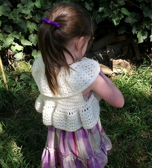 Girls Round Vest