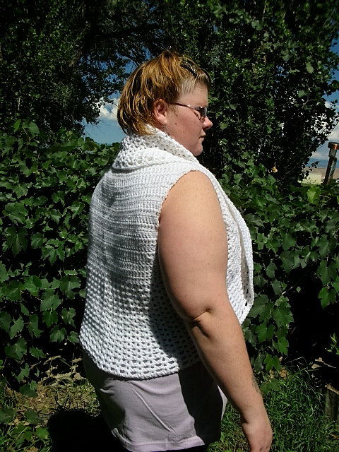 Crochet Round Vest sizes Sm to 6 X