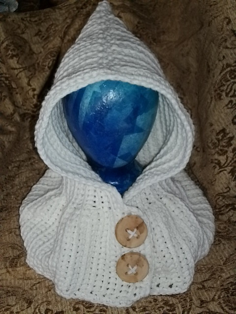 Chunky Crochet Hooded Cowl