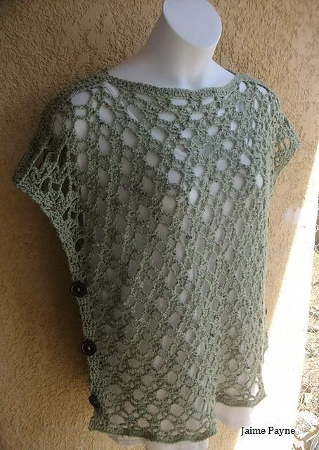 Lace Poncho Top