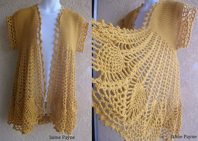 Pineapple Drop Cardigan