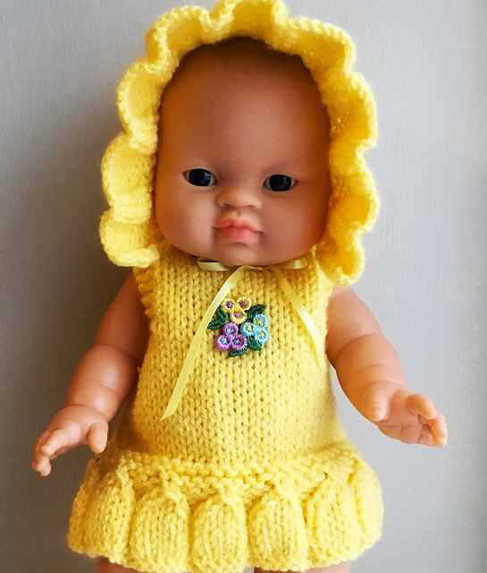 32cm doll Spring dress set