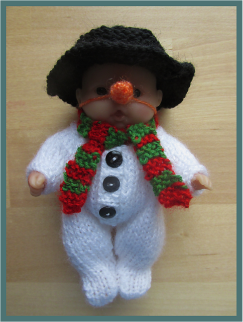 Berenguer Doll Snowman Suit