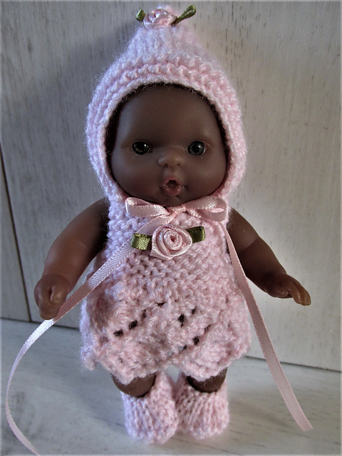 5 inch Doll Fancy Hem Dress