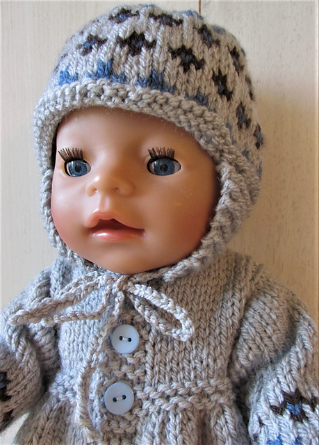 Baby Born Hat and Coat Set