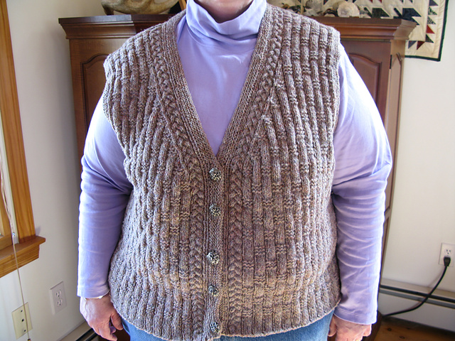 Basketweave & Braids Vest