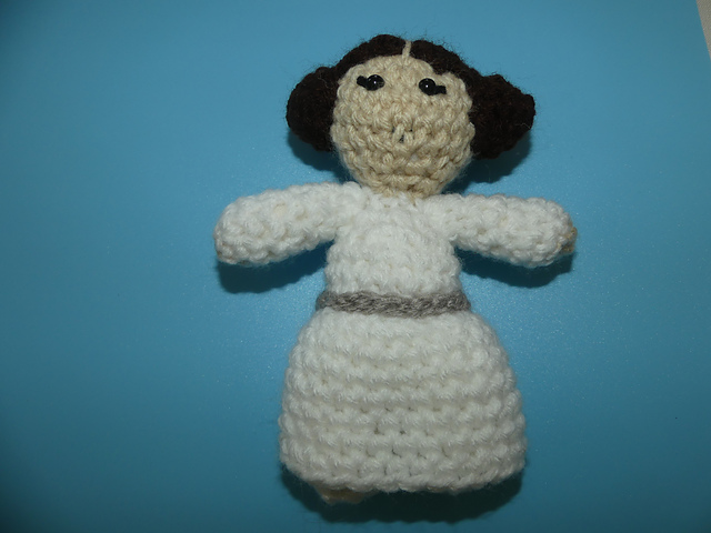 Mini Princess Leia Amigurmi (A New Hope)