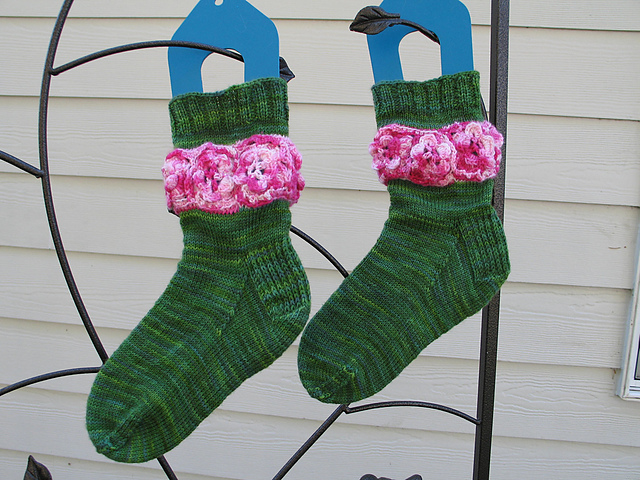 Roses Roses Socks