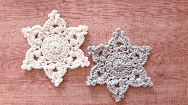 Snowflake coaster