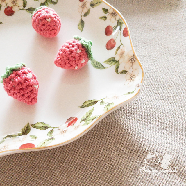 Amigurumi strawberry
