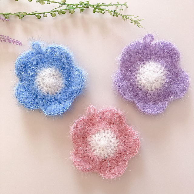 Cute & Easy flower tawashi