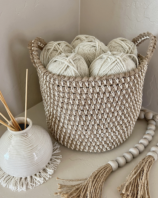 Willow Pond Rope Basket