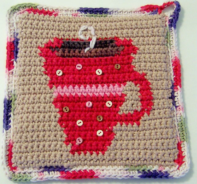 Lots of Dots Coffee Cup Potholder