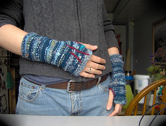 Night Sky Wristers