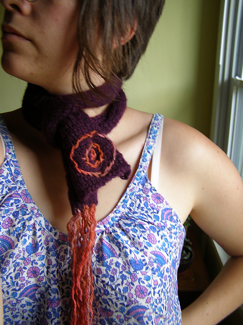 Moon over Waves Scarf