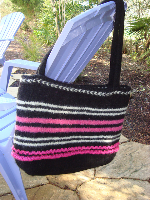 Lemons to Lemonade Felted Bag