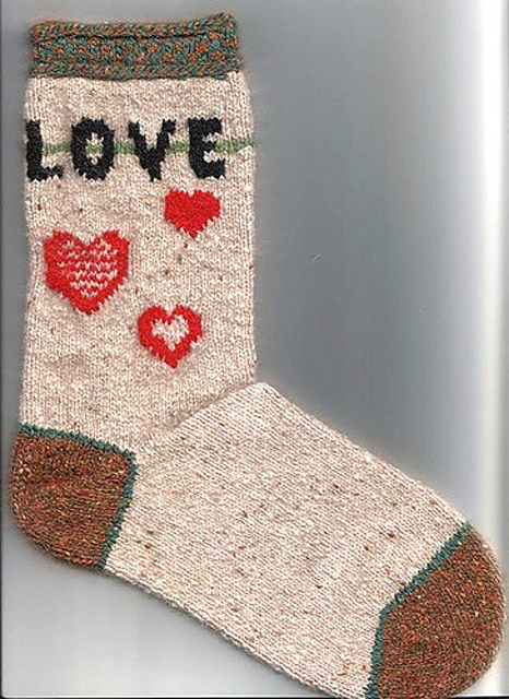 Love Stamp Socks
