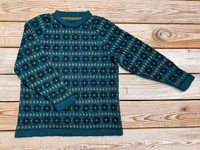 Faroe Blossom Sweater - adult