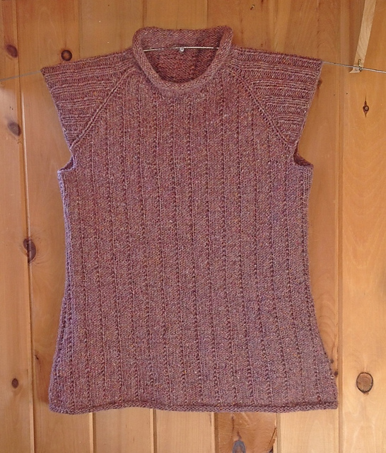 Wide Ribbed Raglan Tunic