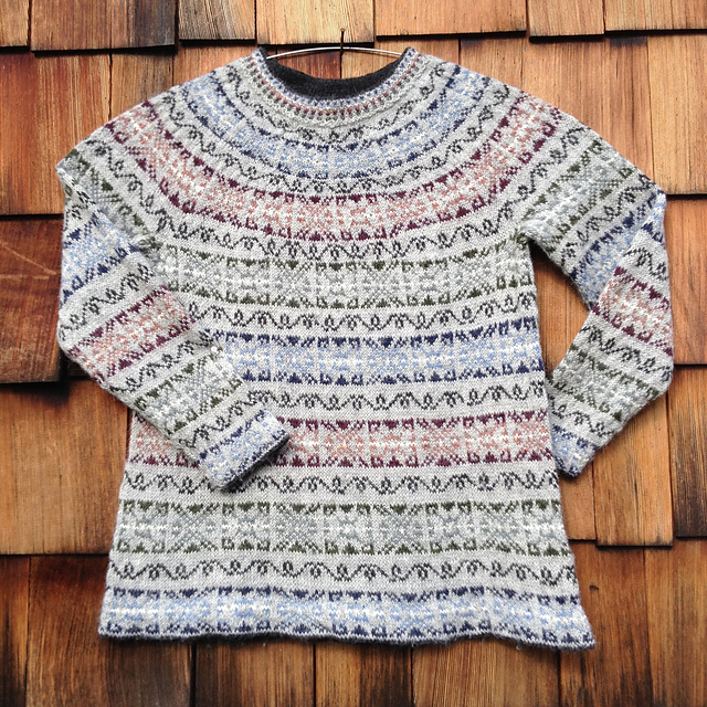 Sunset Cross Fair Isle Sweater