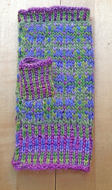 Fair Isle Clover Mitts