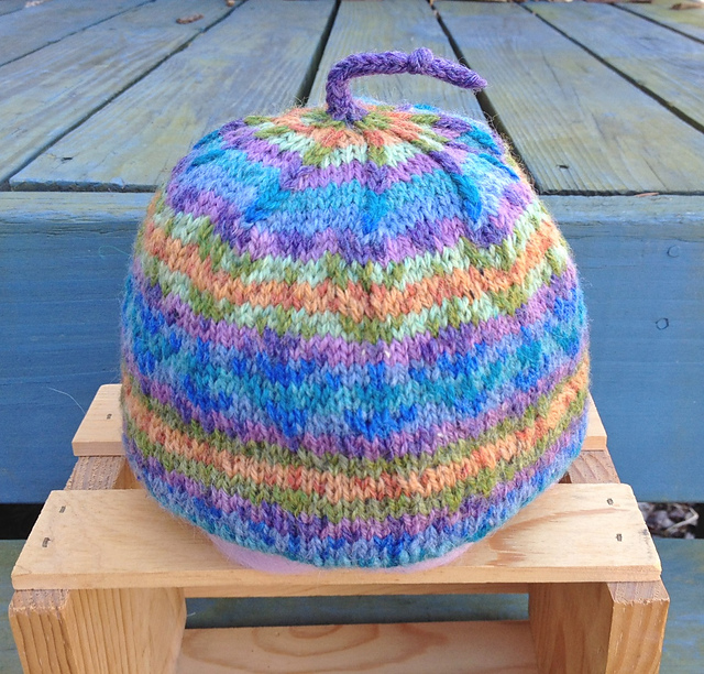 Fair Isle Pine Tree Hat
