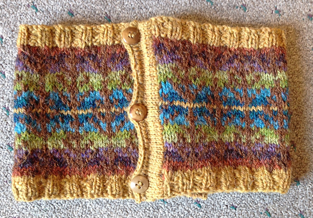 Fair Isle Steeked Headband