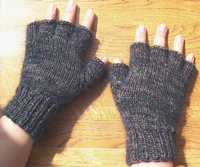 Mohair Pointless Gloves