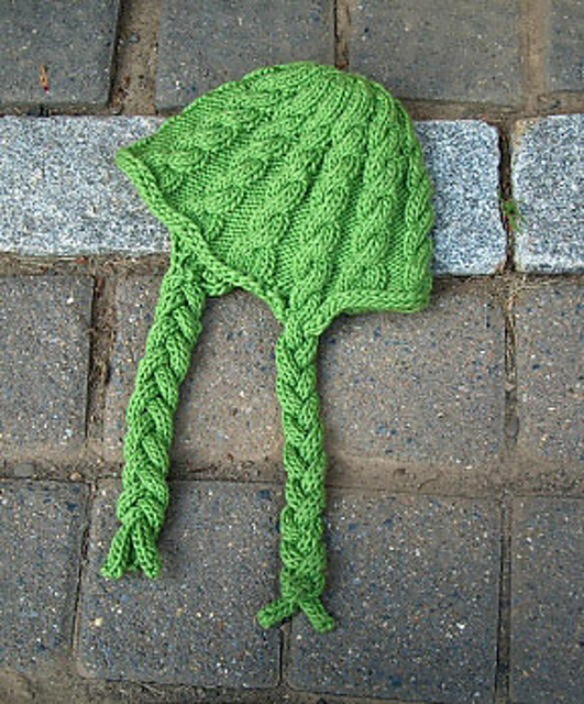 Cabled Braids Hat