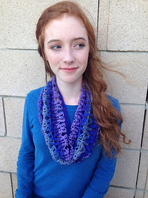 Wild Indigo Cowl