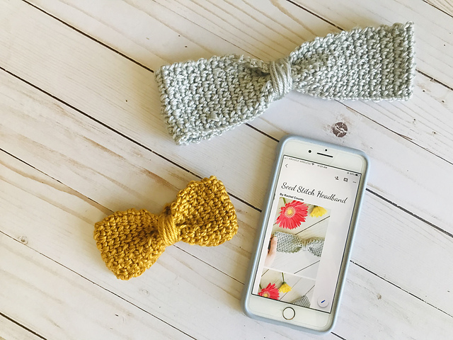 Moss Stitch Headband