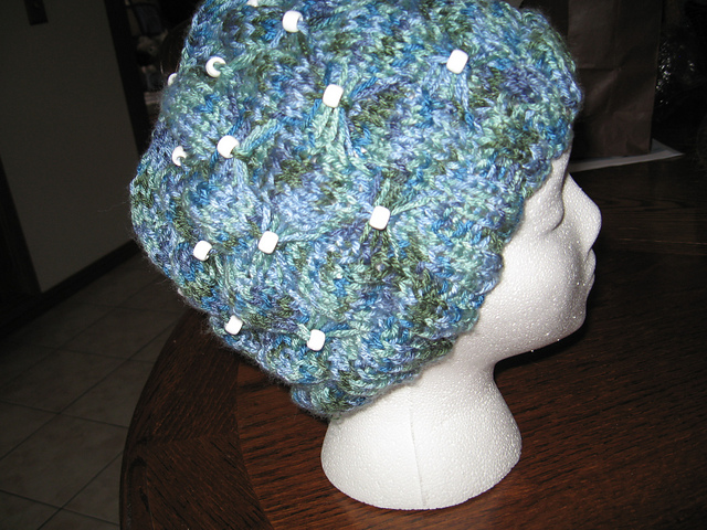 Beaded Bow Hat