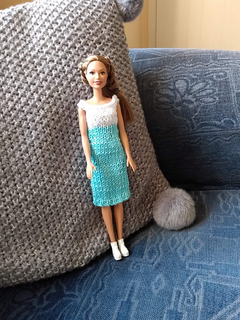 barbie knitted Dress: Original