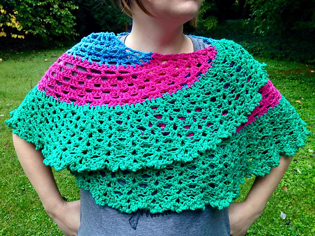 Vintage Circular Shawl