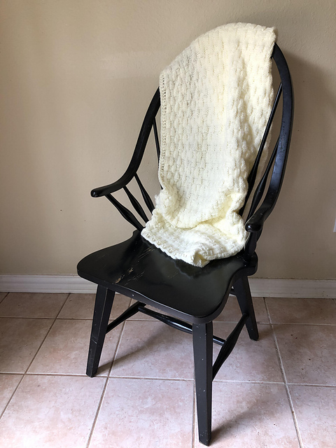 Off Center Basket Blanket
