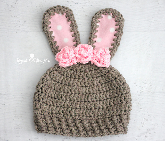 Chunky Bunny Crochet Hat