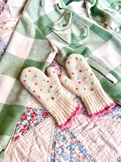 Frosted with Sprinkles Mittens