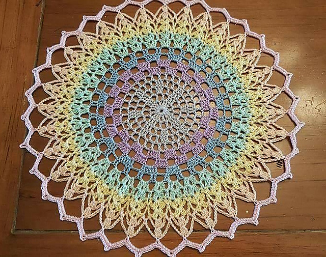 After the Rain Doily