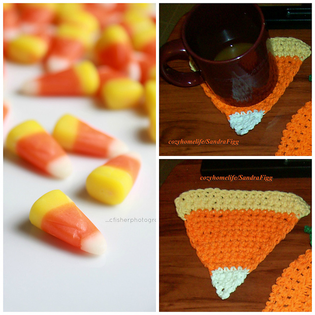 Candy Corn Coaster