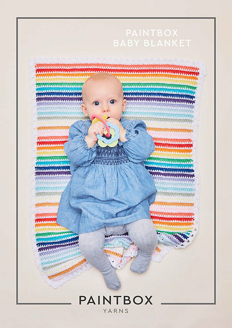 Paintbox Baby Blanket