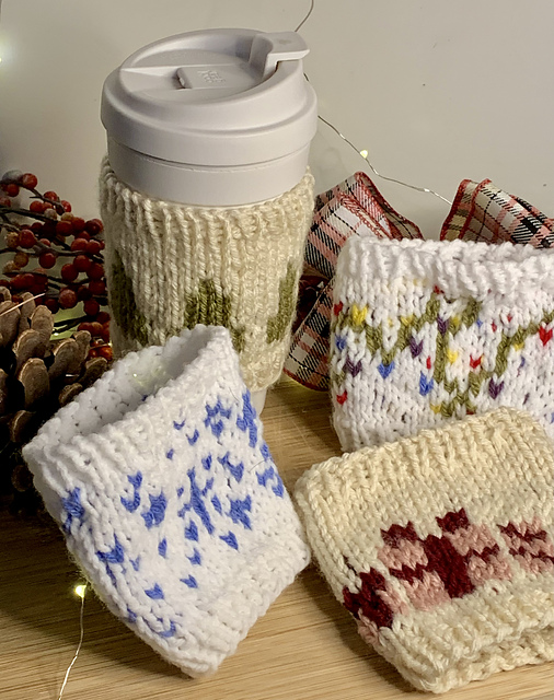 Holiday Coffee Sleeves