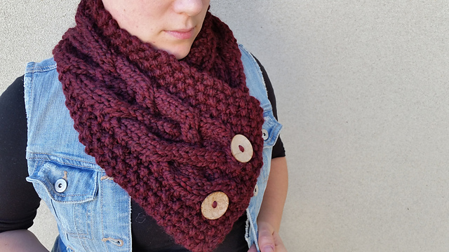 Christine Button Cowl