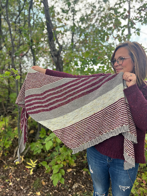 Coalescent Shawl