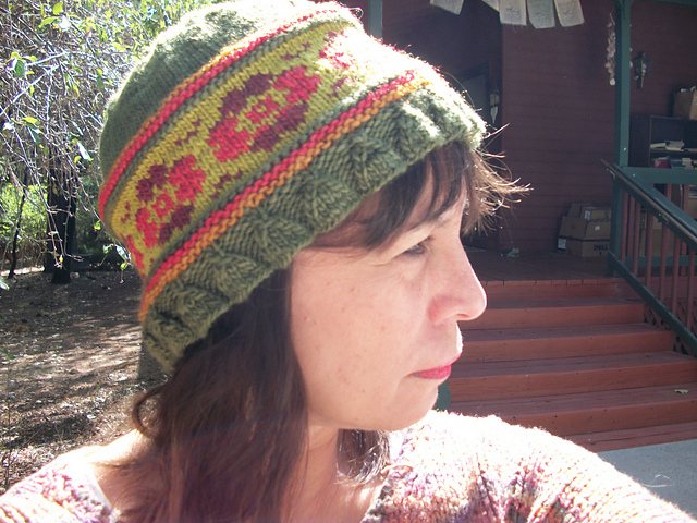 Winter Blossoms Hat