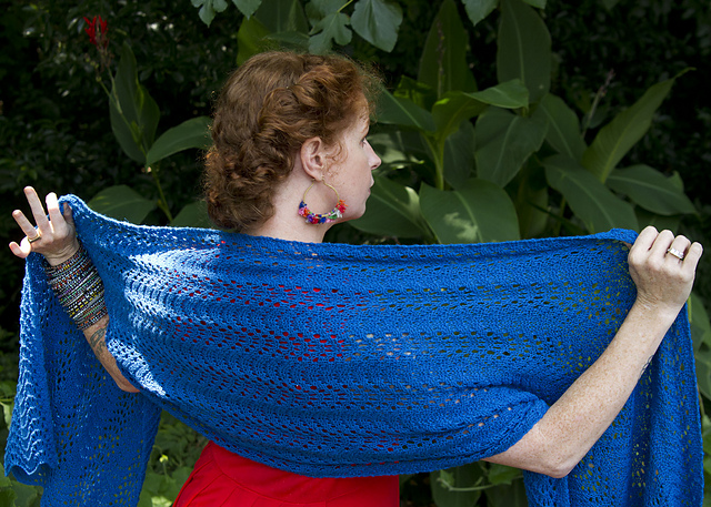 Feather and Fan Shawl
