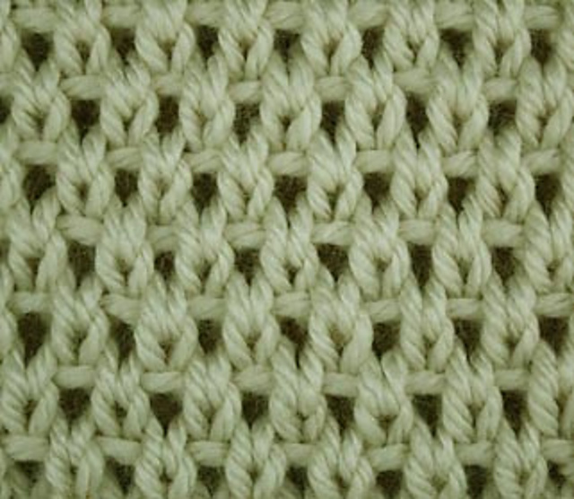 crepuscule × the Sakaki MOSS STITCH knit Ravelry: Eyelet Moss Stitch pattern by craftcookie