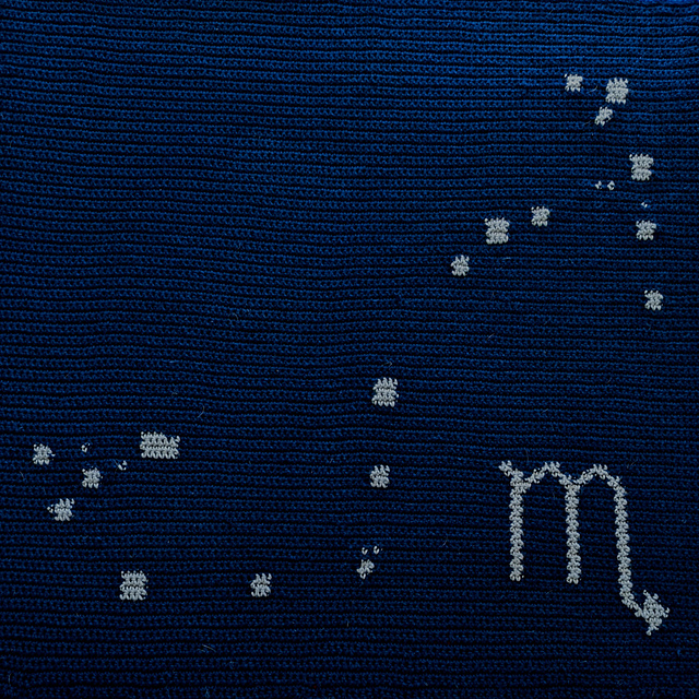 Scorpio Zodiac Constellation Blanket