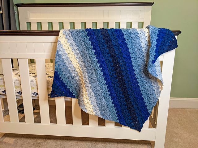 Corner to Corner Gradient Blanket